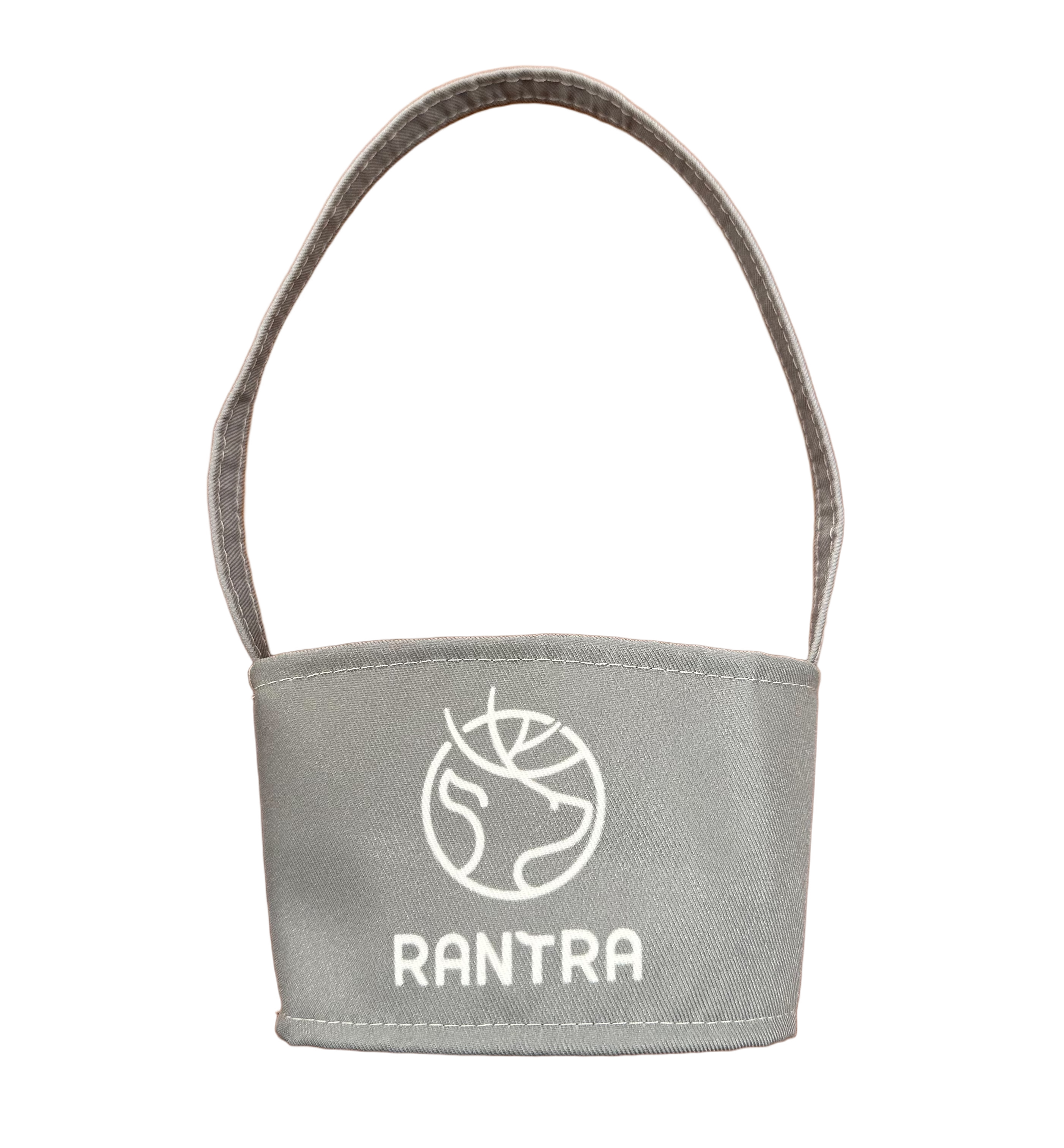 【Rantra 專屬手提杯套】- 時尚深灰 - 免運活動中 - 適用即套即喝模式,輕鬆自由行!